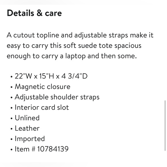 Allsaints Ara East West Suede Tote - Picture 9 of 9